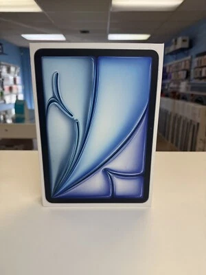 iPad Air 11-inch M2 Chip 256GB 2024 Blue Apple Care Till Aug 2025 - Image 1 of 4