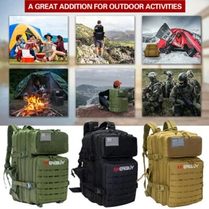Mochila táctica militar 45L Molle mochila de día bolsa de 3 días mochila de senderismo - Imagen 1 de 24
