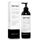 ALL NATURAL DETOX ACTIVATED CHARCOAL FACIAL CLEANSER ANTI AGING ACNE FACE WASH
