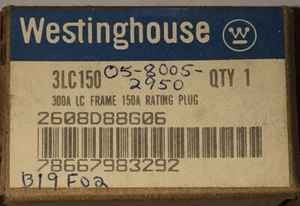 CUTLER HAMMER WESTINGHOUSE 3LC150 LC HLC 300 Amp 150Amp Rating Plug 2608D88G06 - Picture 1 of 4