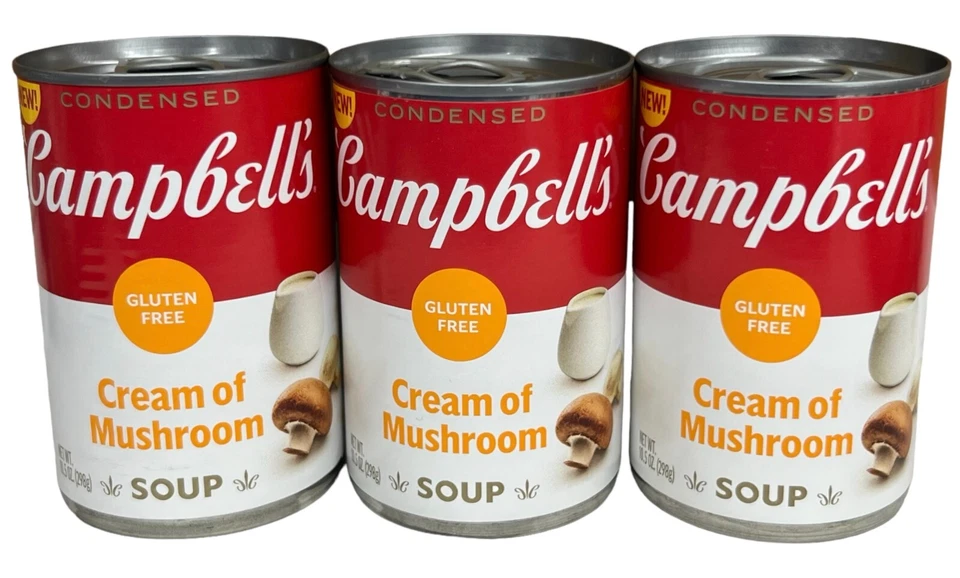 Campbell's Cream of Mushroom Gluten Free Condensed Soup 10.5 oz (3 cans) - Image 1 of 1