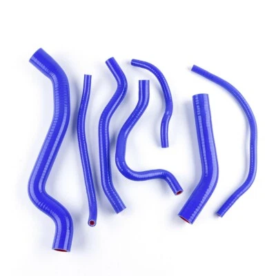 Blue For Yamaha FZ1 2006 2007 2008 2009 2010 Silicone Radiator Coolant Hose - Изображение 1 из 3