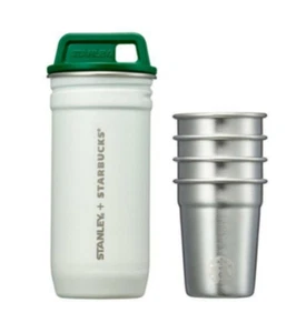 Starbucks SS Cream Stanley Mini Tazza 1Set 4pz Tazza Soju Campeggio, Alpinismo - Foto 1 di 6