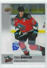 2019-20 Upper Deck CHL #25 Dillon Hamaliuk autograph