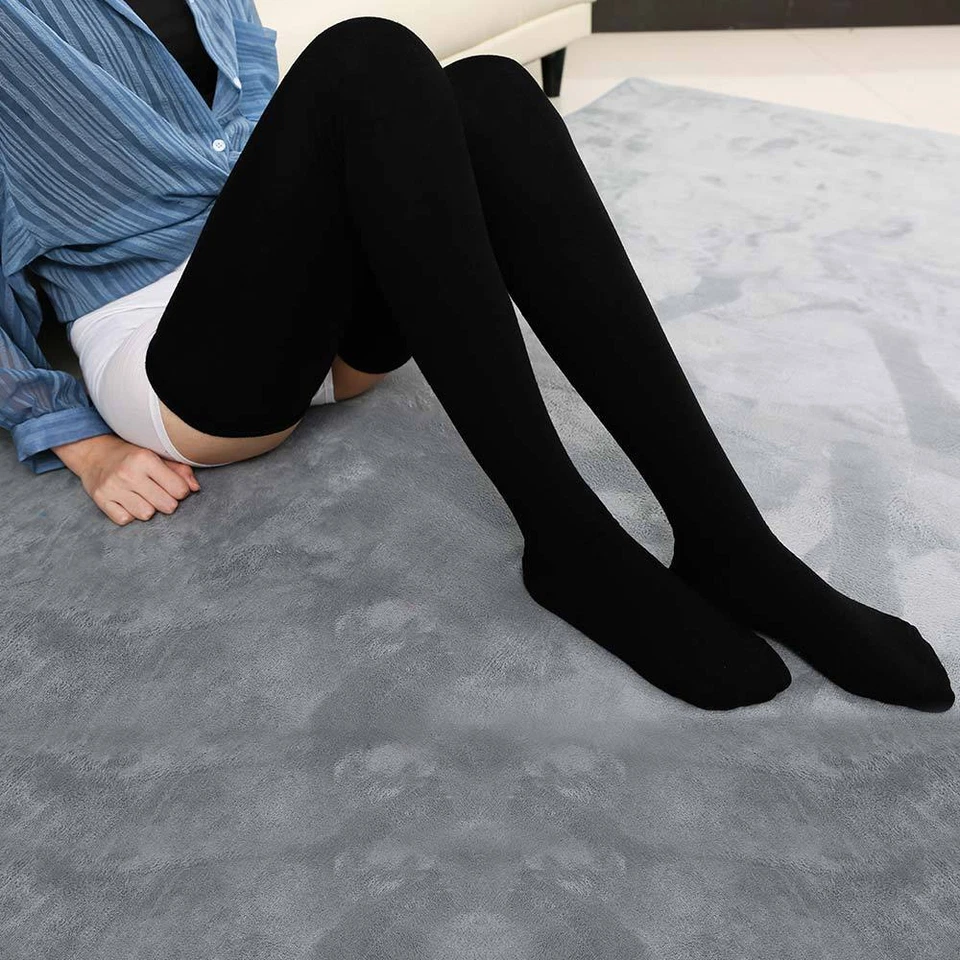 New Fashion Women Cotton Stockings Extra Long Thigh High Over the Knee Socks - Image 1 of 4