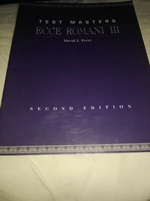 ECCE ROMANI III: SECOND EDITION: TEST MASTERS, David Perry. LN.  Free Shipping - Image 1 of 3