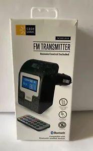 CASE LOGIC Bluetooth Wireless Handsfree Car FM Transmitter With Remote Control - Picture 1 of 3