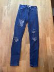Girls Topshop JAMIE Jeans Size W26 Teen Ripped