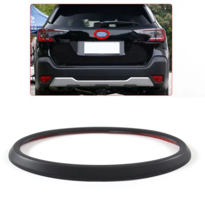 Cubierta de anillo con emblema y logotipo trasero negro mate para Subaru Outback 2014-2023 Foto 1 de 3