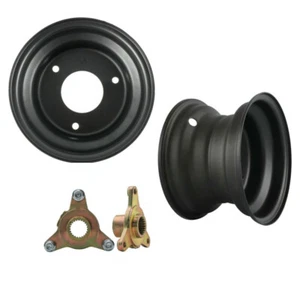 2pc 6" inch 145/70-6 ATV Wheel Rim Hub For 110cc 70 125 Quad Go Kart Suzuki LT50 - Picture 1 of 11