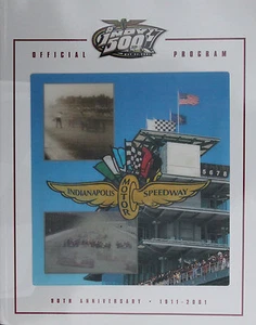 2001 Indianapolis Indy 500 Race Program 85th Annual Helio Castroneves 1st Win - Bild 1 von 2