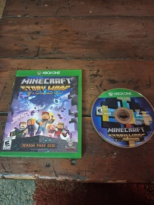 Minecraft: Story Mode -Season Pass Disc (Microsoft Xbox One, 2015) Fast Shipping - Image 1 of 4