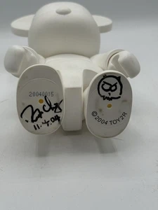 Toy2R 8" Custom Qee DIY BearBearQ Vinyl Figure Signed Raymond Chow 2004 Boxed - Picture 1 of 9