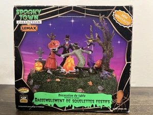 Lemax Spooky Town Lighted & Animated Table Accent Skeleton Jamboree UNTESTED!!!! - Picture 1 of 24