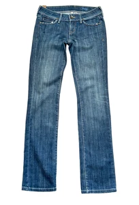MNG BY MANGO CHRISTY VAQUERO CINTURA BAJA AZUL DENIM TALLA US 4 EUR 36 MEX 3 - Imagen 1 de 14