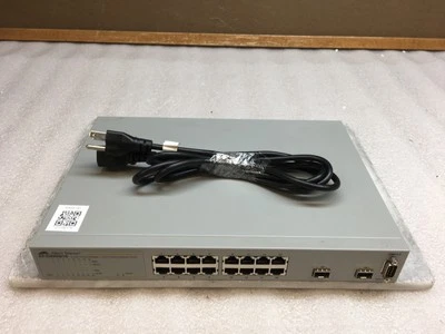 Allied Telesis AT-GS950/16PS Gigabit WebSmart Switch 16 Port - Image 1 of 4