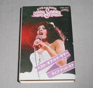 Cassette Donna Summer Best Of Live And More Tape - Picture 1 of 3