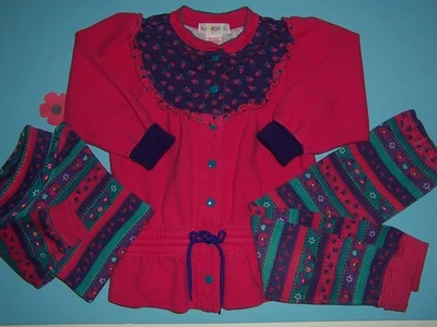 Gymboree VTG "PERUVIAN FOLK" MEDIUM...3 PC SET...RAINBOW TAG...WINTER 1995 - Image 1 of 4