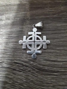 925 Sterling Silver Cross Pendent "Jerusalem "? - Picture 1 of 3