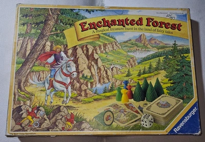RARE Enchanted Forest Treasure Hunt Board Game 1990 Ravensburger COMPLETE EUC - Image 1 of 4