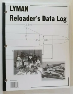 Lyman Reloader's Datenprotokoll 50 Seiten MPN 9847261 VERSAND INNERHALB VON 1 WERKTAG - Bild 1 von 4