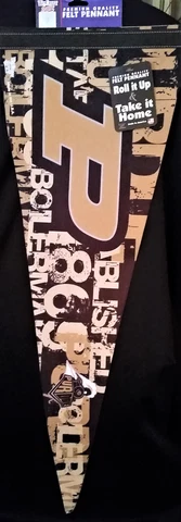Purdue Boilermakers Premium Felt Pennant Cover