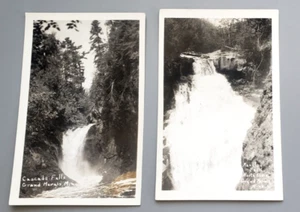 VINTAGE Early 1900's Photo Postcard- Cascade & Manitou Falls, Grand Marais, Minn - Imagen 1 de 2