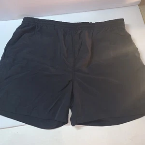 Sportif USA XXL 2XL Swimming Lined Shorts Running Athletic Black Nylon Mesh - Picture 1 of 6