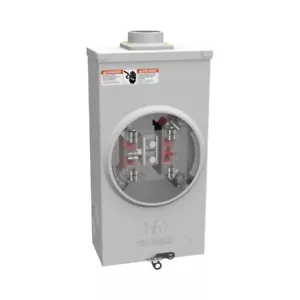 Milbank U8729-DL-KK-BLG 1-Phase 5 Terminal 200 Amp Ringless Meter Socket 600V - Picture 1 of 2