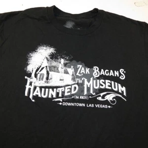 ZAK BAGANS' HAUNTED MUSEUM DOWNTOWN LAS VEGAS TEE T SHIRT Mens M Ghost Goth - Picture 1 of 4