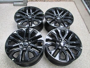 20" FORD F150 FACTORY FX4 BLACK WHEELS RIMS  TAKE OFFS  2024 - Picture 1 of 5