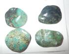 Cabine turquoise en pierre brute surface fond plat forme libre 116,5 carats 4 pièces 23,3 g