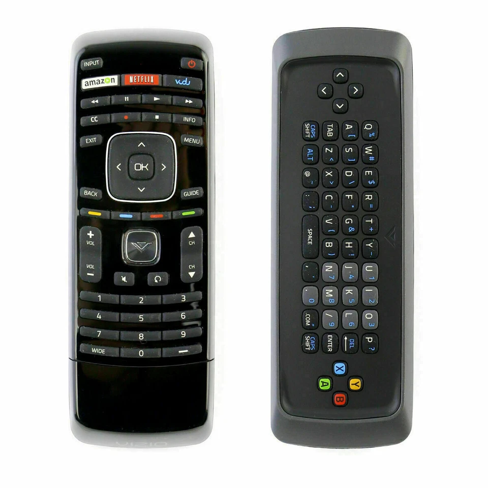 New XRT300 Qwerty Keyboard Remote Control with Vudu for VIZIO LCD LED Smart TV - Image 1 of 2