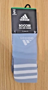Adidas Soccer Copa Zone Cushion Climalite Socks Unisex SZ SM BLUE WHITE - Picture 1 of 11