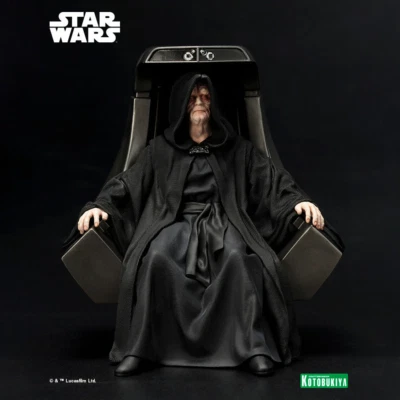 Kotobukiya Star Wars ROTJ Emperor Palpatine 1/10 Scale ArtFX PVC Statue Foto 1 de 4