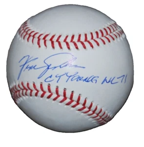 FERGIE JENKINS signed (CHICAGO CUBS) Major League OML baseball PSA/DNA AN39823 - Picture 1 of 2