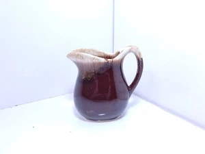 McCoy Brown Drip Pitcher 4 7/8"  - Picture 1 of 6