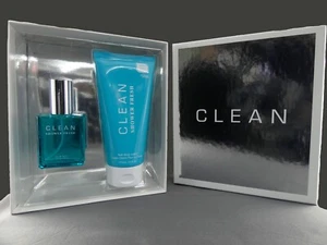 FUSION BRANDS AMERICA Clean SHOWER FRESH Parfum & Lotion Set 2019?? NIB Discont - Picture 1 of 5
