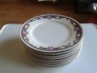 Vintage Union K Made in Czecho-slovakia . Floral pattern set of 8 sideplates(B5)