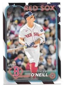 2024 Topps Update Series TYLER O'NEILL Independence Day 63/76 -BOSTON RED SOX- - Picture 1 of 1
