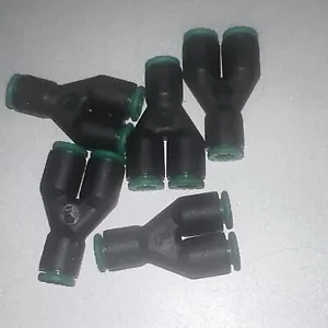 Lot of 5 Legris Push-to-Connect Tube To Tube Fitting: Union Y, 5/32” OD (E2R6) - Picture 1 of 3