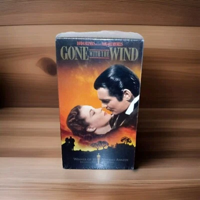 Classic Gone With The Wind 2 VHS Set Tapes Original Seal Watermark Seal  - Image 1 of 4