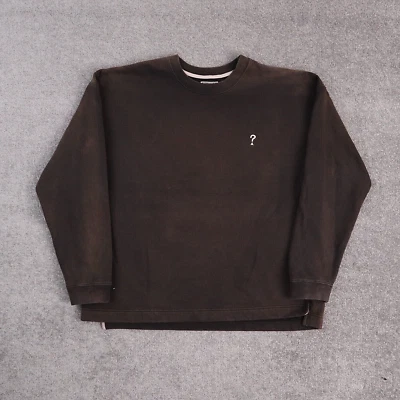 Vintage GUESS Sun Faded XL Brown Long Sleeve Crew Neck Pullover Sweatshirt - Image 1 of 4