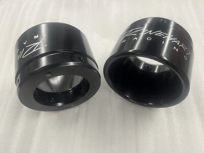 Rinehart Racing Black 4 Inch HD Touring Exhaust Tips (PAIR) - Image 1 of 4