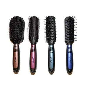 Viva Pastell und Schwarz Profi Haarbürste 4-teiliges Set - Bild 1 von 6