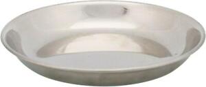 Silver Stainless Steel Saucer Cat Kitten Bowl Food & Water Dish 0.2L