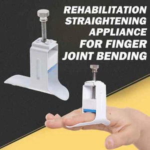 Finger Fixed Repair Decompression Finger Straightener Splint Orthosis Metal Tool - Picture 1 of 12