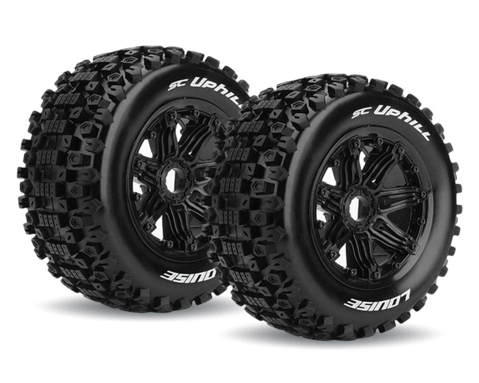 LOUISE SC-UPHILL Reifen auf Felge schwarz Sport-Compund 1:5 Short Course ... - Bild 1 von 1