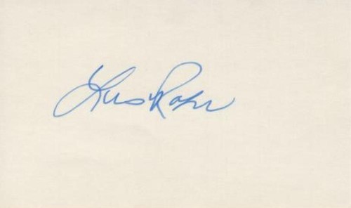 LES ROHR NEW YORK METS DEBUT 1967 SIGNED 3X5 INDEX CARD W/ COA | eBay