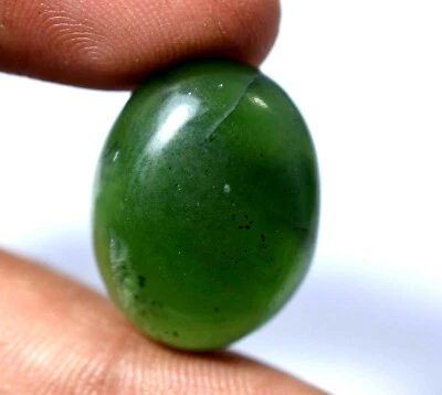 32.15 Ct Natural Green Serpentine Untreated Translucent Top Quality Gemstone - Image 1 of 4